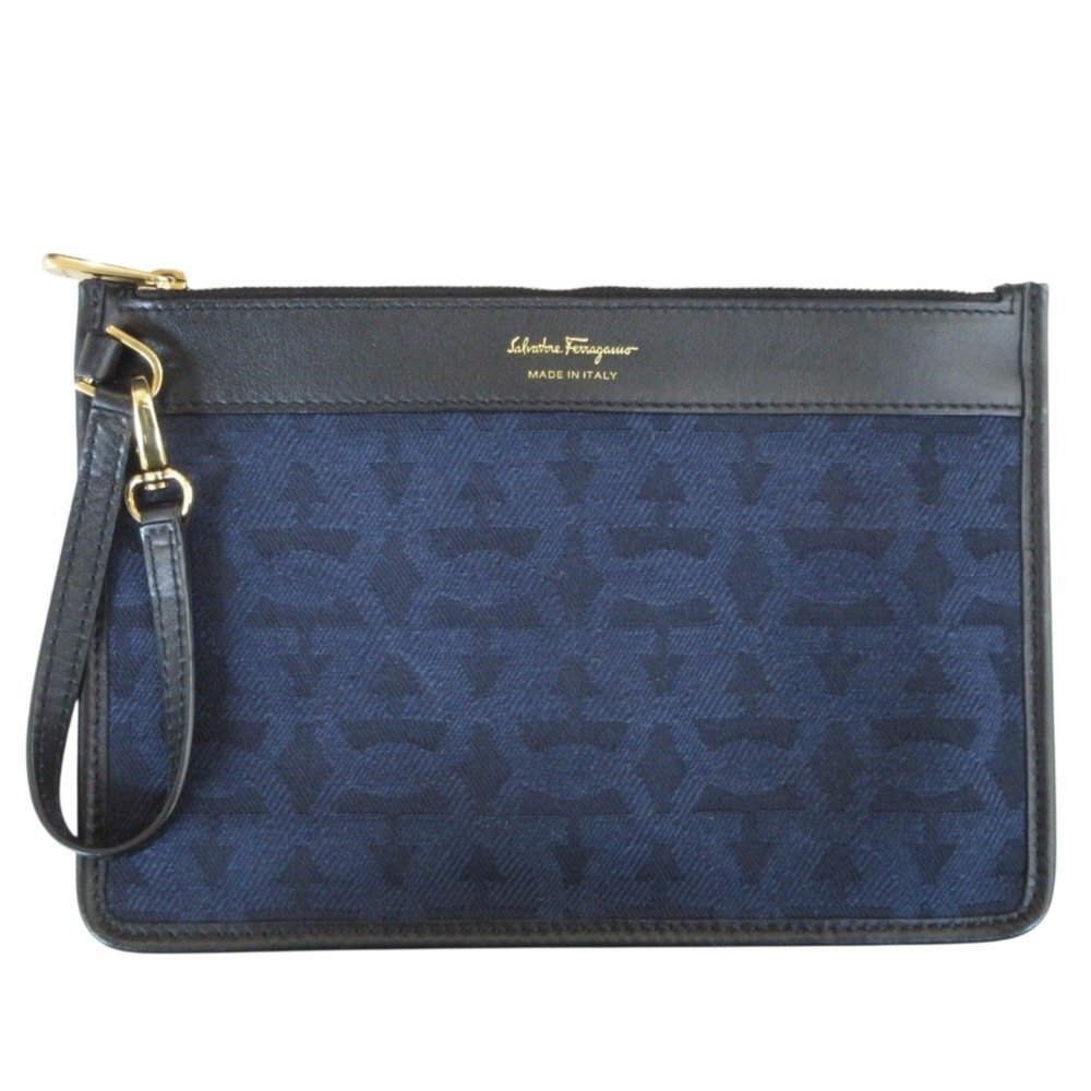 SALVATORE FERRAGAMO Black Monogram Tote Bag - Picture 7 of 16